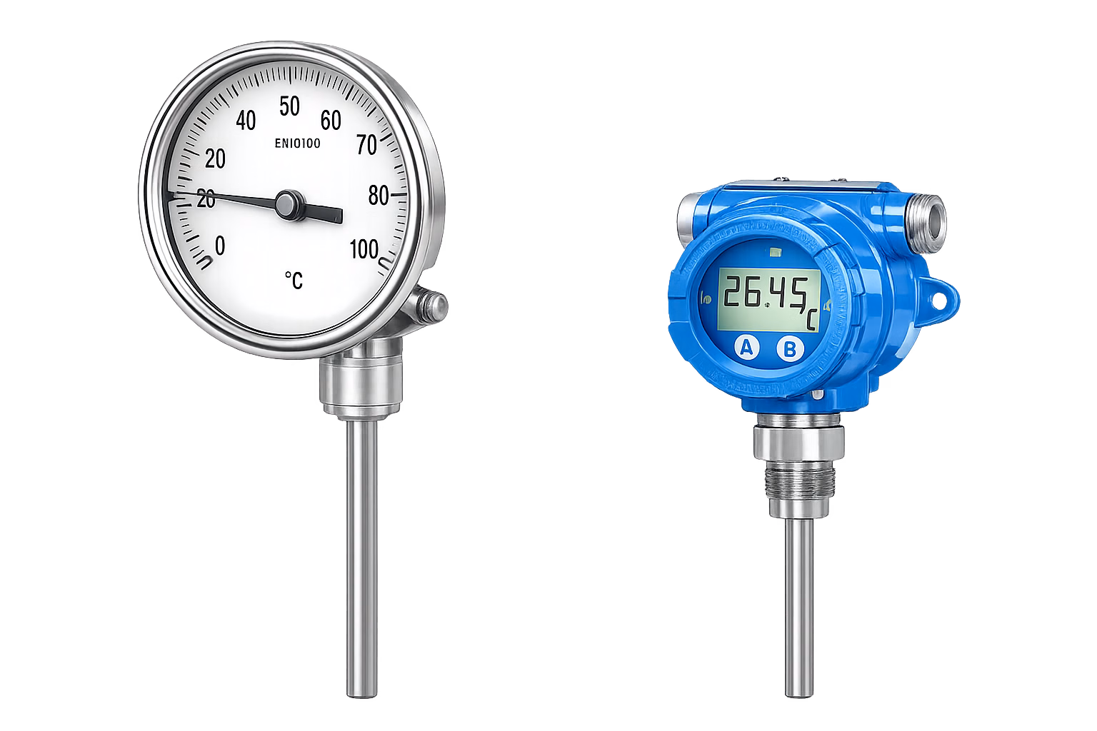 Temperature measurement instruments