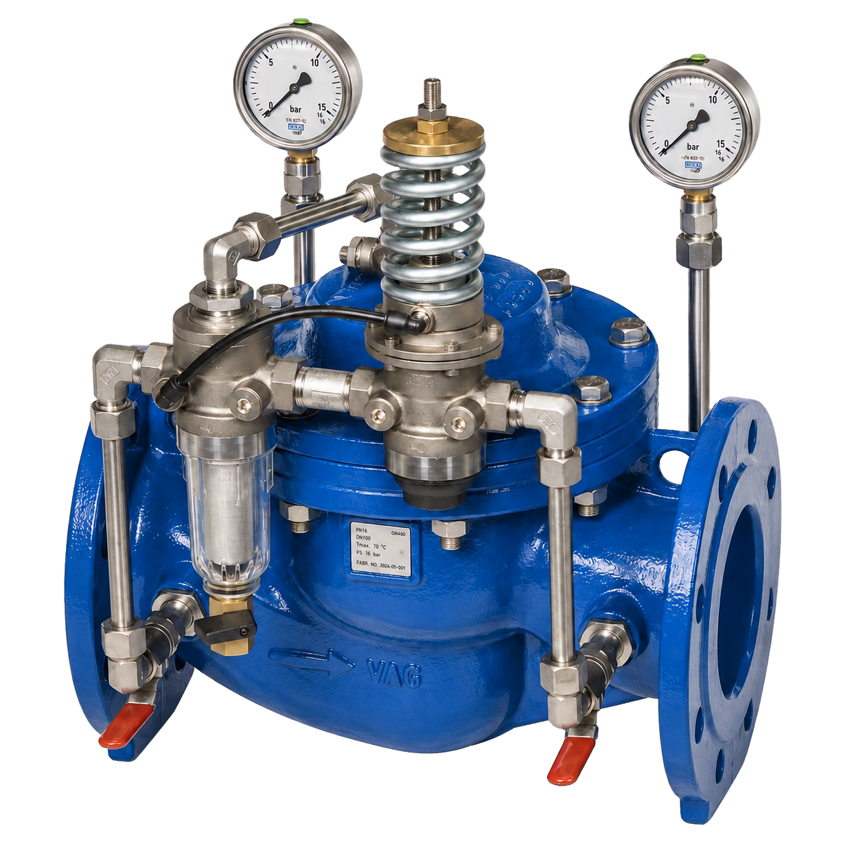 Pilot-operated safety valve